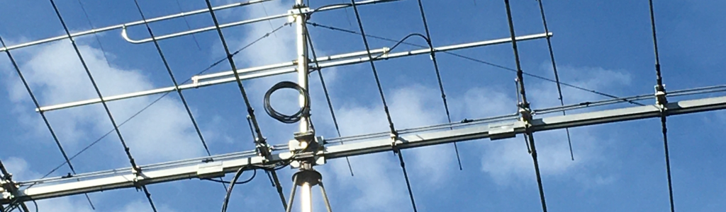 Antenne am Vereinslokal © HB9MFL Antenne am Vereinslokal © HB9MFL