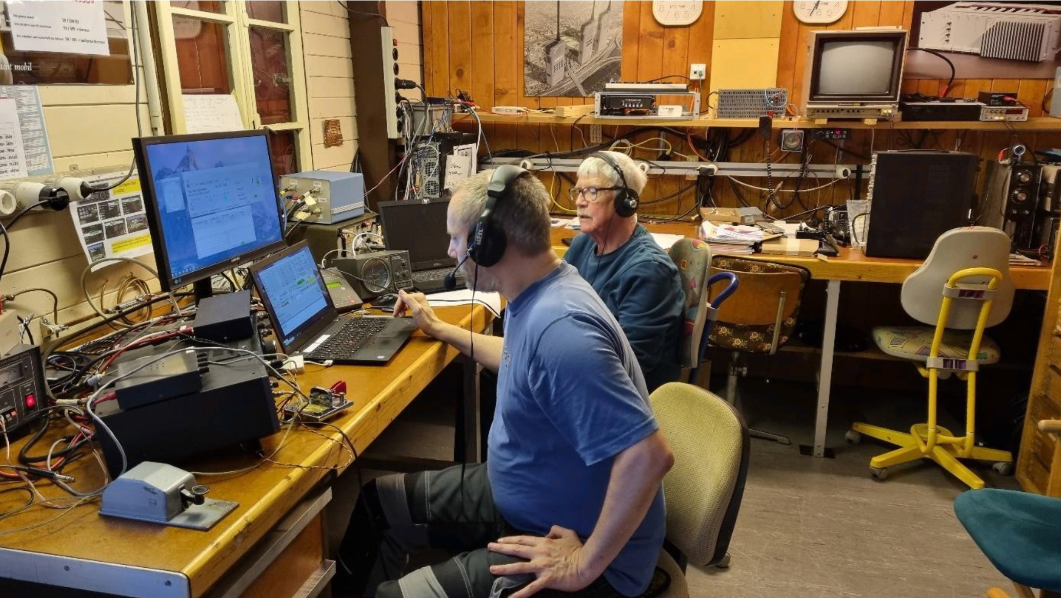 H26-Contest: Matthias HB9HWP und Walter HB9RNQ